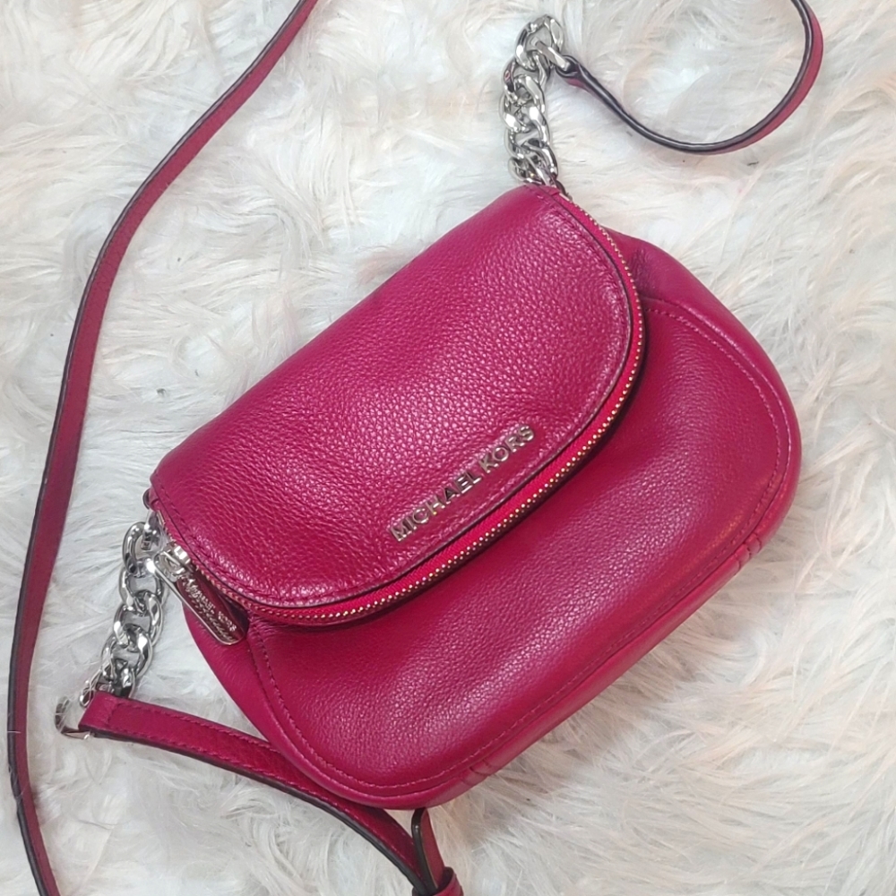 Michael Kors Bedford Crossbody in Deep Pink